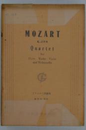 MOZART K.298　フリュート四重奏　