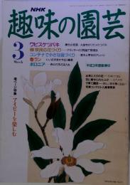 NHK 趣味の園芸　平成3年度総索引　3月号
