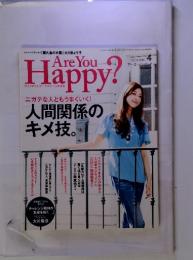 Are You Happy? 2010年4月　号