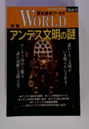 WORLD  特集  アンデス文明の謎  1994年　11月号