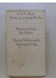 Werke in zwanzig Bänden mit Registerband 3: Phänomenologie des Geistes