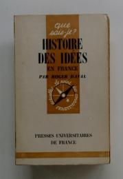 HISTOIRE DES IDEES EN FRANCE