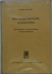 DIE UNBEGRENZTE AUSLEGUNG