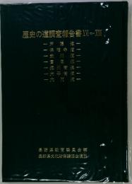 歴史の道調査報告書 XVI-XX