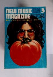 NEW MUSIC MAGAZINE　1972年3月号
