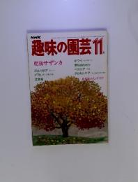趣味の園芸　11月号　肥後サザンカ　花と緑のインテリア
