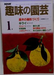 趣味の園芸　庭木の樹形づくり　1月号