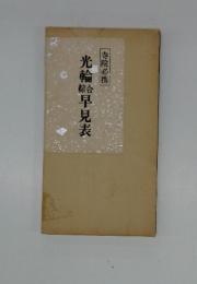 光輪早見表　寺院必携
