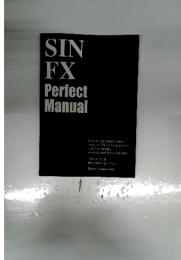 SIN FX Perfect Manual