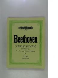 Beethoven　VARIATIONEN　FUR KLAVIER Piano Variations - Variations pour piano I