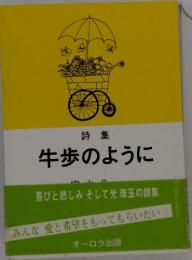 喜びと悲しみそして光珠玉の詩集 詩集　牛歩のように