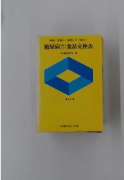 糖尿病治療のための食品交換表　第4版 補