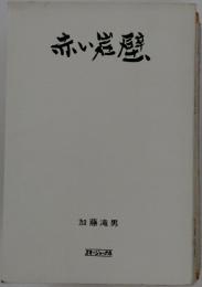 赤い岩壁