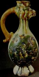 TRI-COLOURED GLAZED POTTERY OF THE TANG DYNAST