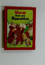 Words that are Opposites