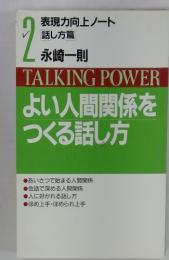 TALKINGPOWERよい人間関係をつくる話し方