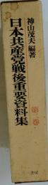 日本共産党戦後重要資料集　2