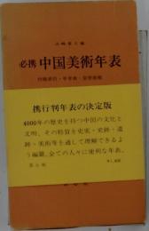 必携中国美術年表　付総索引・年号表皇帝表他