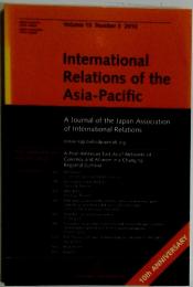 International Relations of the Asia-Pacific　Volume 10 Number 3 2010