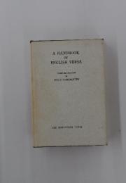 A HANDBOOK OF ENGLISH VERSE
