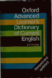 Oxford Advanced Learner’s Dictionary of Current English
