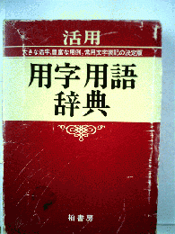 活用・用字用語辞典