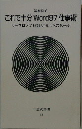 これで十分 Word97 仕事術