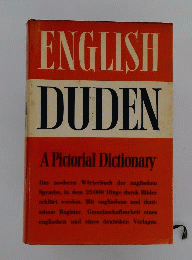 The English Duden - A Pictorial Dictionary with English and German References