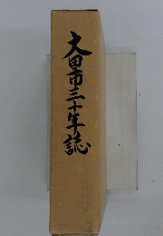 大田市三十年誌