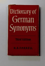 Dictionary of German synonyms