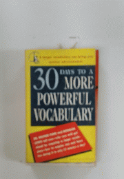30　DAYS TO A MORE POWERFUL VOCABULARY