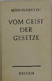 VOM GEIST DER GESETZE