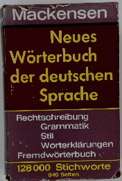 Neues Worterbuch der deutschen Sprache