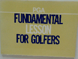 PGA　FUNDAMENT　LESSON　FOR　GOLFERS