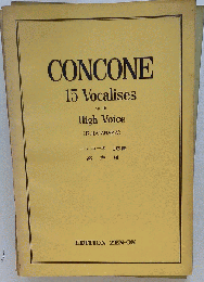 15 Vocalises Finishing Studies Opus 12 for High Voice