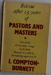 Reissue after 25 years of PASTORS AND MASTERS