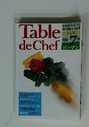 Table　de　Chef　1989年7月号