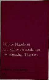 Grundzuege der modernen oekonomischen Theorien.