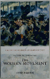 The Oxford English Literary History: Volume 10: The Modern Movement