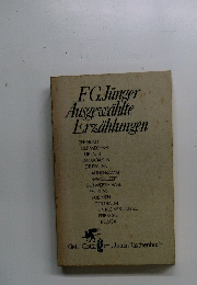 FG.Junger Ausgewahlte Erzahlungen