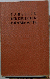 TABELLEN DER DEUTSCHEN GRAMMATIK