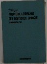 PARALLELE LEHRGANGE DER DEUTSCHEN SPRACHE