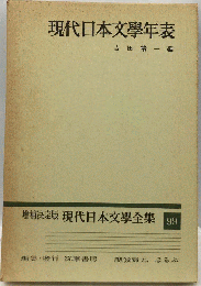 現代日本文学年表