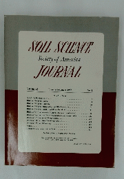 SOIL SCIENCE Society of America JOURNAL Volume 52　１９８８年1・2月　no.1