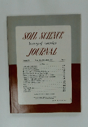 SOIL SCIENCE Society of America JOURNAL Volume 51 November-December 1987　no.6
