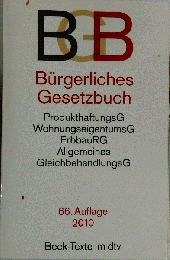 Buergerliches Gesetzbuch