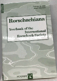 Rorschachiana: Yearbook of the International Rorschach Society
