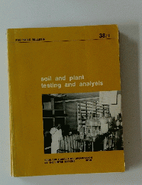 FAO SOILS BULLETIN soil and plant testing and analysis 38/1