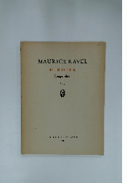 MAURICE　RAVEL　　MIROIRS　Spiegelbilder　Piano