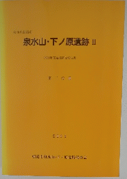 泉水山・下ノ原遺跡Ⅱ